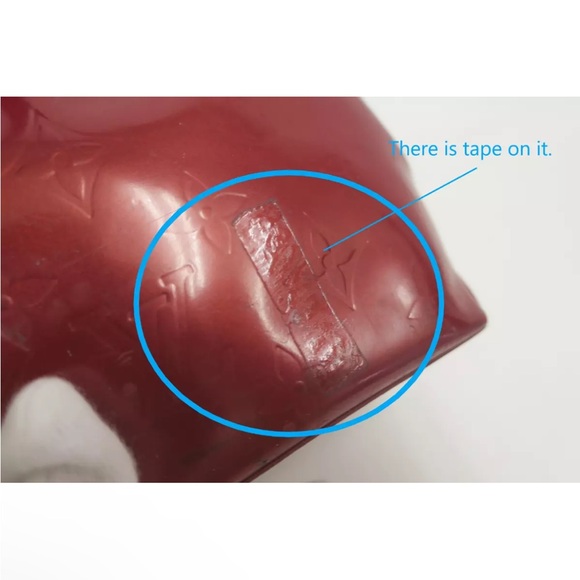 LOUIS VUITTON Reade PM Red Vernis Mini Bag Handbag - Picture 16 of 16